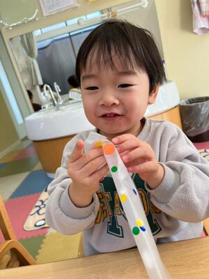 1月　凧作り(2歳児🐳)